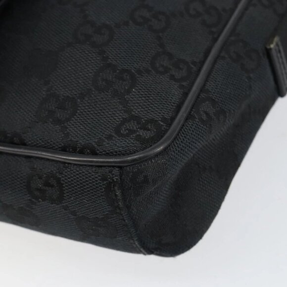GUCCI GG Canvas Shoulder Bag Black Auth 152032 - Picture 11 of 16